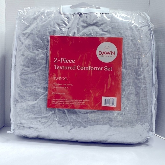 Dawn Bedding & More 2 Piece Textured Comforter Set Twin XL - Picture 1 of 4